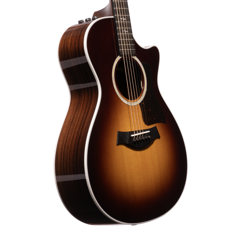 Taylor 412ce Grand Concert Acoustic-Electric Guitar, Sitka Spruce/Rosewood, Tobacco Sunburst