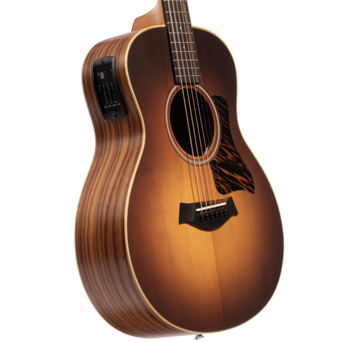 Taylor GS Mini-E Rosewood SB Acoustic-Electric Guitar, Torrefied Sitka Spruce/Indian Rosewood, Sunburst