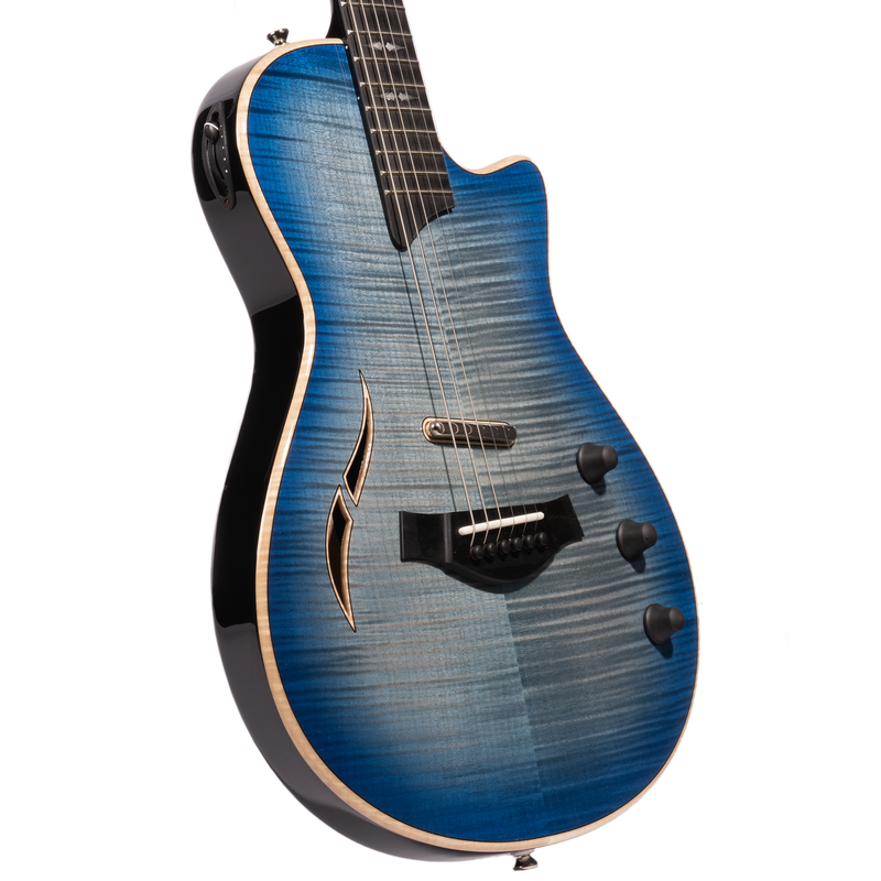 Taylor T5z Pro Acoustic-Electric Guitar, Harbor Blue, with Deluxe Hardshell Case