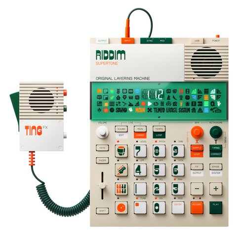 Teenage Engineering EP-40 Riddim Sampler and EP-2350 Ting Microphone Kit