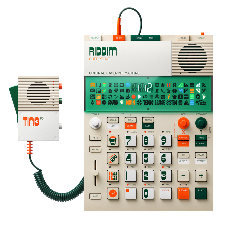 Teenage Engineering EP-40 Riddim Sampler and EP-2350 Ting Microphone Kit