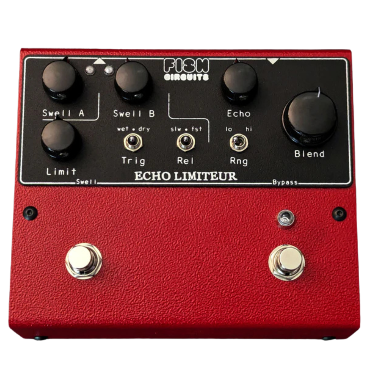Fish Circuits Echo Limiteur Hybrid Analog/Digital Delay Effect Pedal
