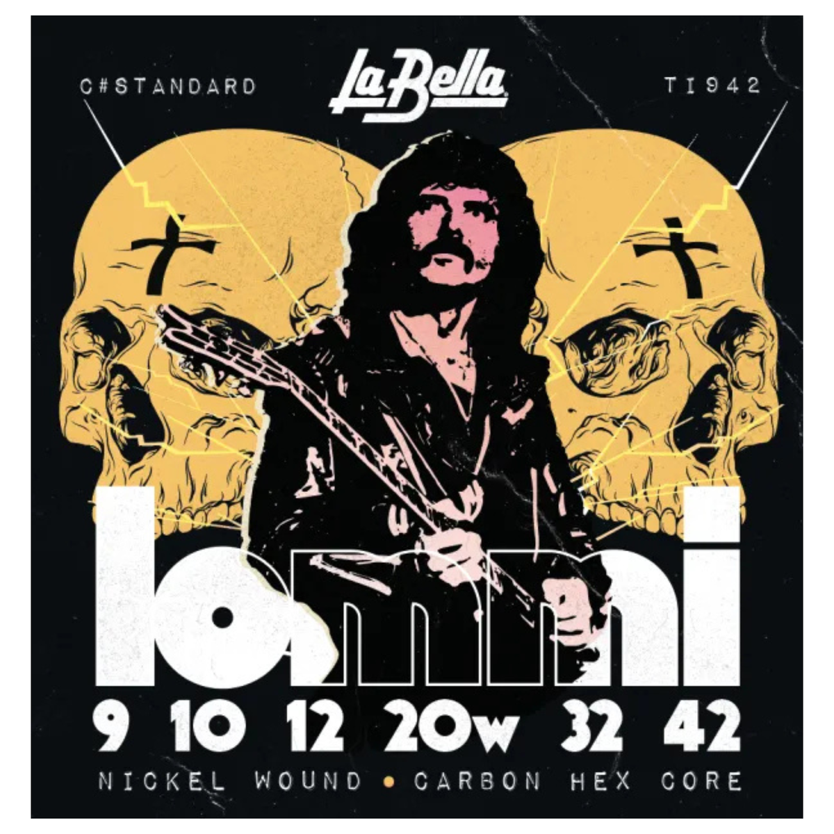 La Bella 9-42 Tony Iommi Signature Guitar Strings