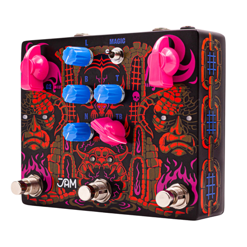 JAM Pedals Tiny Amp Destroyer Distortion Effect Pedal, Stu Mackenzie Signature