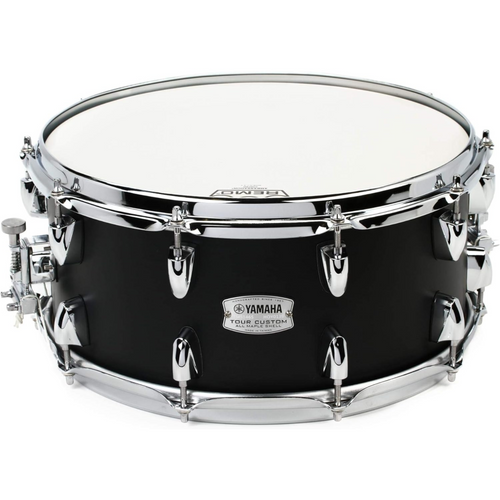 Yamaha Tour Custom 5-piece Drum Shell Pack w/ Matching Snare, Licorice Satin