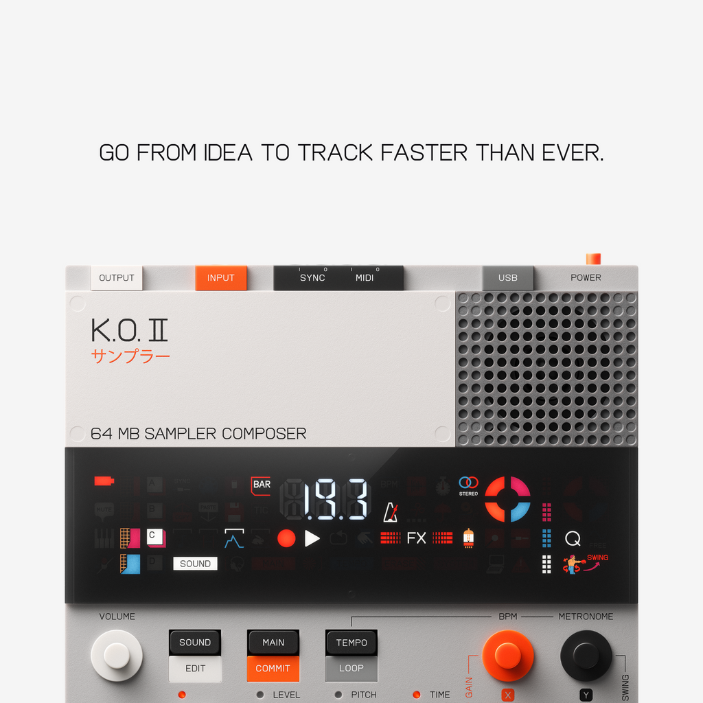 Teenage Engineering EP-133 K.O.II Sampler et Séquenceur Teenage Engineering EP-133 K.O.II Sampler et Séquenceur