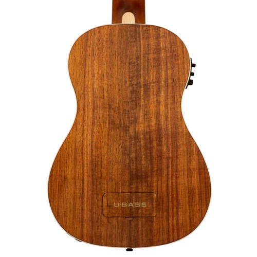 Kala Acoustic-Electric U-Bass, Solid Hawaiian Koa Top, Fretted
