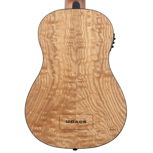 Kala Quilted Ash Acoustic-Electric Fretted U-BASS Ukulele
