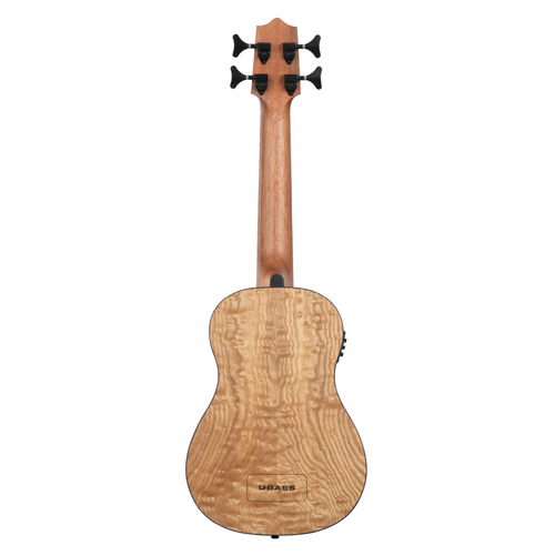 Kala Quilted Ash Acoustic-Electric Fretted U-BASS Ukulele