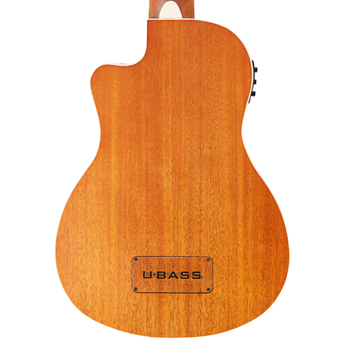 Kala Scout Fretted Mahogany Acoustic-Electric U-BASS, Natural