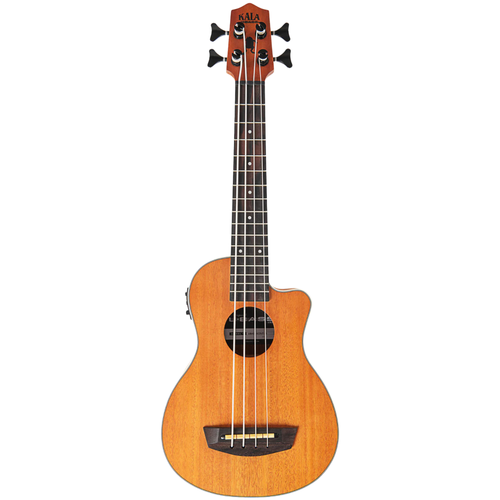 Kala Scout Fretted Mahogany Acoustic-Electric U-BASS, Natural