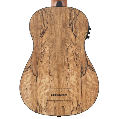 Kala Spalted Mango Acoustic-Electric Fretted U-BASS Ukulele