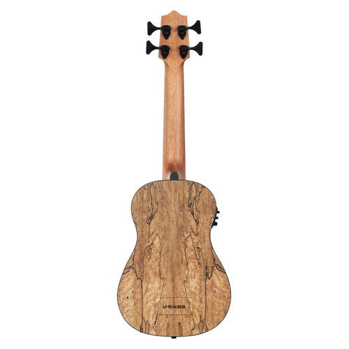 Kala Spalted Mango Acoustic-Electric Fretted U-BASS Ukulele