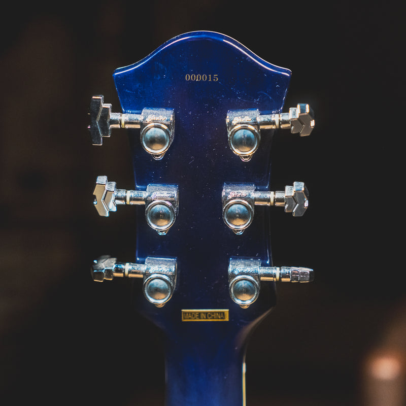 2015 Minarik Lotus Electric Guitar, Blue Burst w/OGB - Used