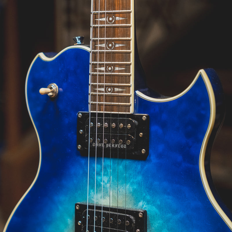 2015 Minarik Lotus Electric Guitar, Blue Burst w/OGB - Used
