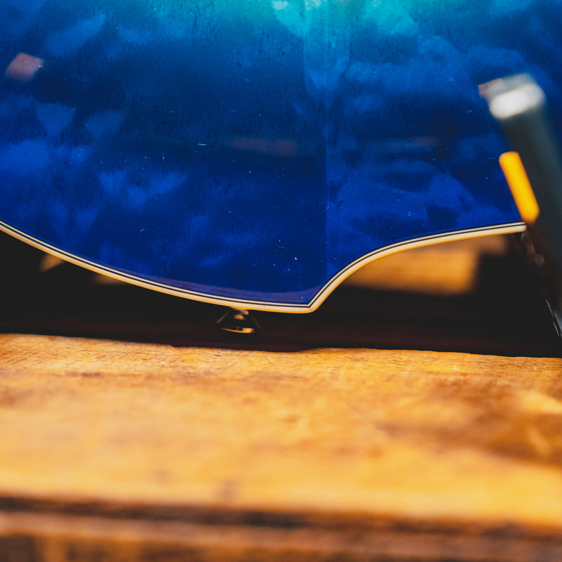 2015 Minarik Lotus Electric Guitar, Blue Burst w/OGB - Used