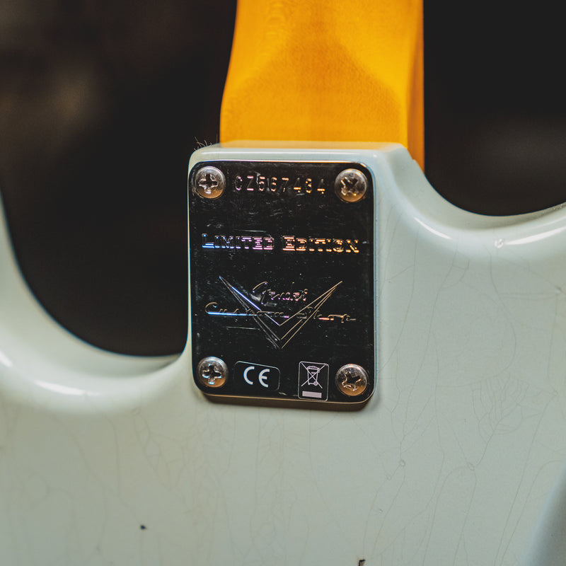 2023 Fender Custom Shop '64 Limited Edition Stratocaster, Faded Aged Sonic Blue w/OHSC - Used