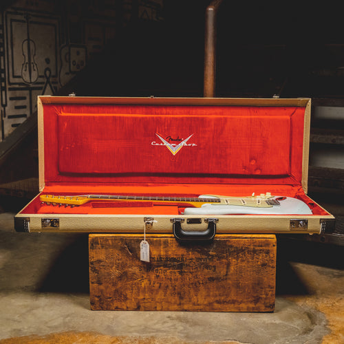 2023 Fender Custom Shop '64 Limited Edition Stratocaster, Faded Aged Sonic Blue w/OHSC - Used