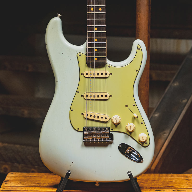 2023 Fender Custom Shop '64 Limited Edition Stratocaster, Faded Aged Sonic Blue w/OHSC - Used