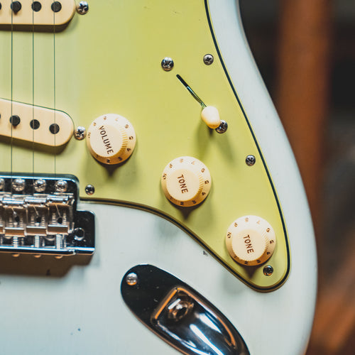 2023 Fender Custom Shop '64 Limited Edition Stratocaster, Faded Aged Sonic Blue w/OHSC - Used