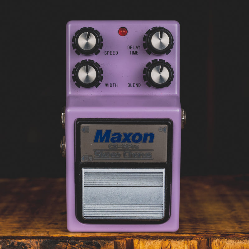 Maxon CS-9 Pro Stereo Chorus Effect Pedal w/Box