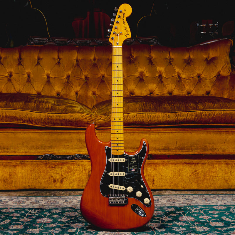 Fender AVRI II '73 Stratocaster Electric Guitar, Mocha w/ OHSC - Used
