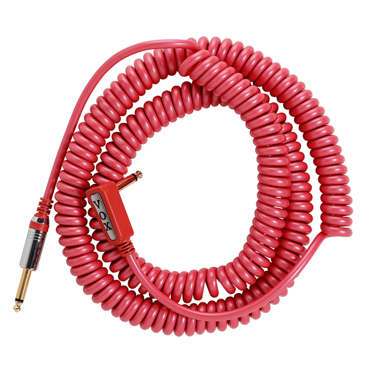 Vox 29.5 Foot Vintage Coil Cable, Straight/Right Angle, with Mesh Bag