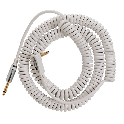 Vox 29.5 Foot Vintage Coil Cable, Straight/Right Angle, with Mesh Bag