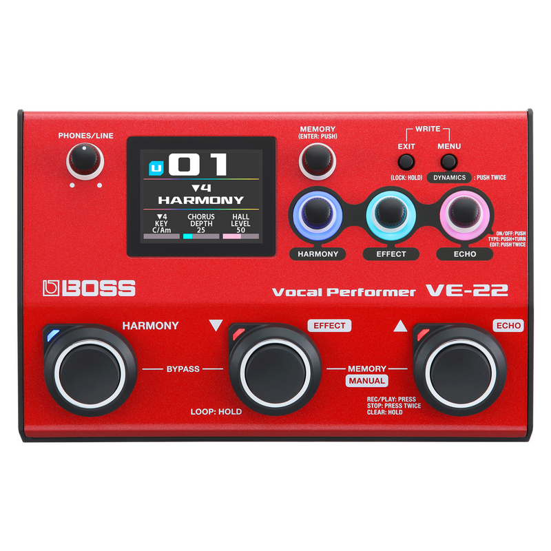 Boss VE-22 Vocal Performer Effect Pedal