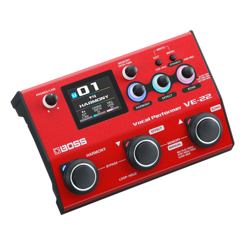 vocal fx pedal Boss VE-22 Vocal Performer Effects Processor
