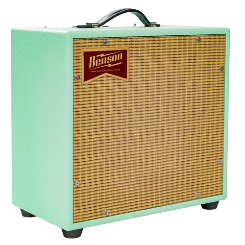 Benson Amps Vinny Reverb 1 x 10" Guitar Combo Amplifier, Surf Green/Wheat