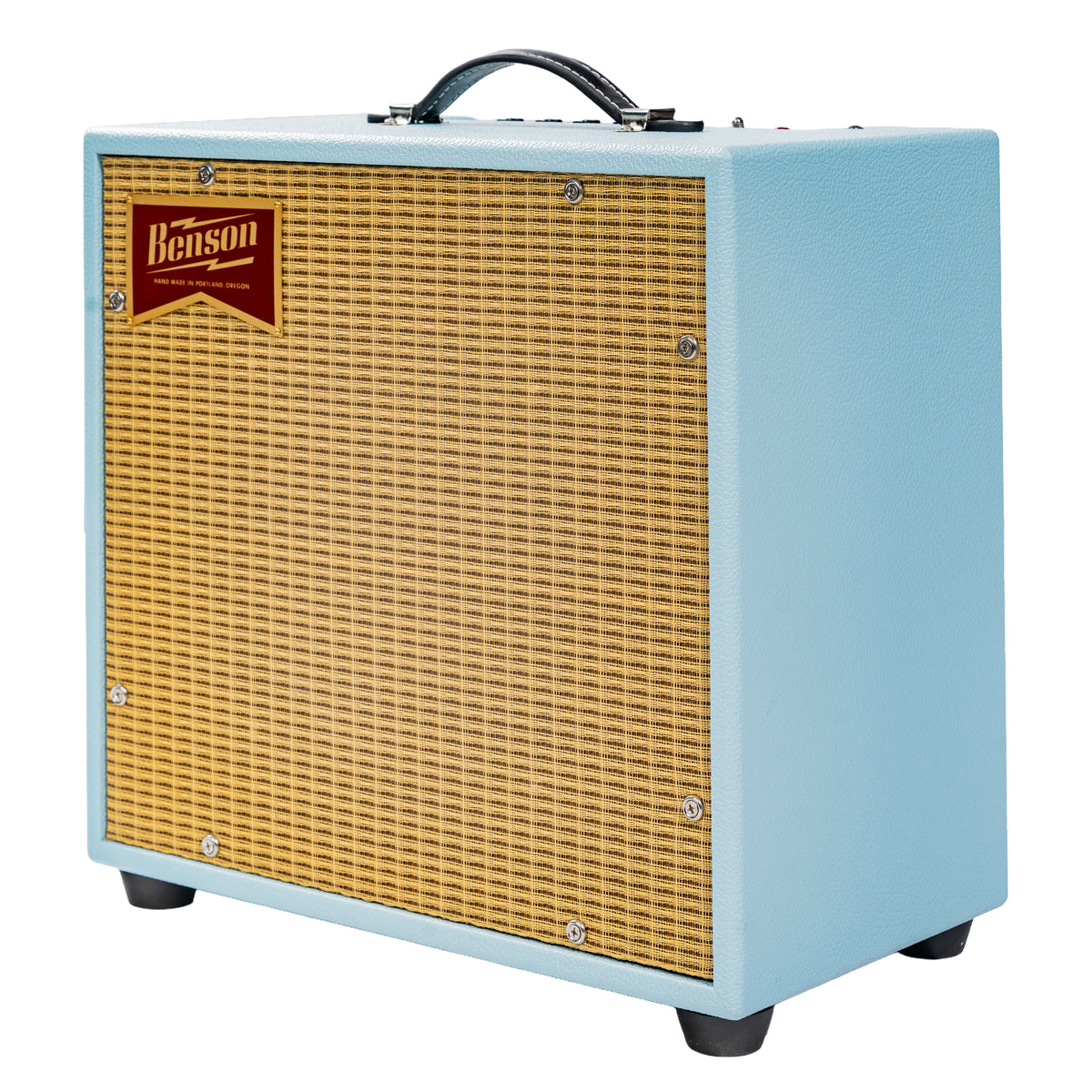 Benson Amps Vinny Reverb 1 x 10" Guitar Combo Amplifier, Sonic Blue/Wheat