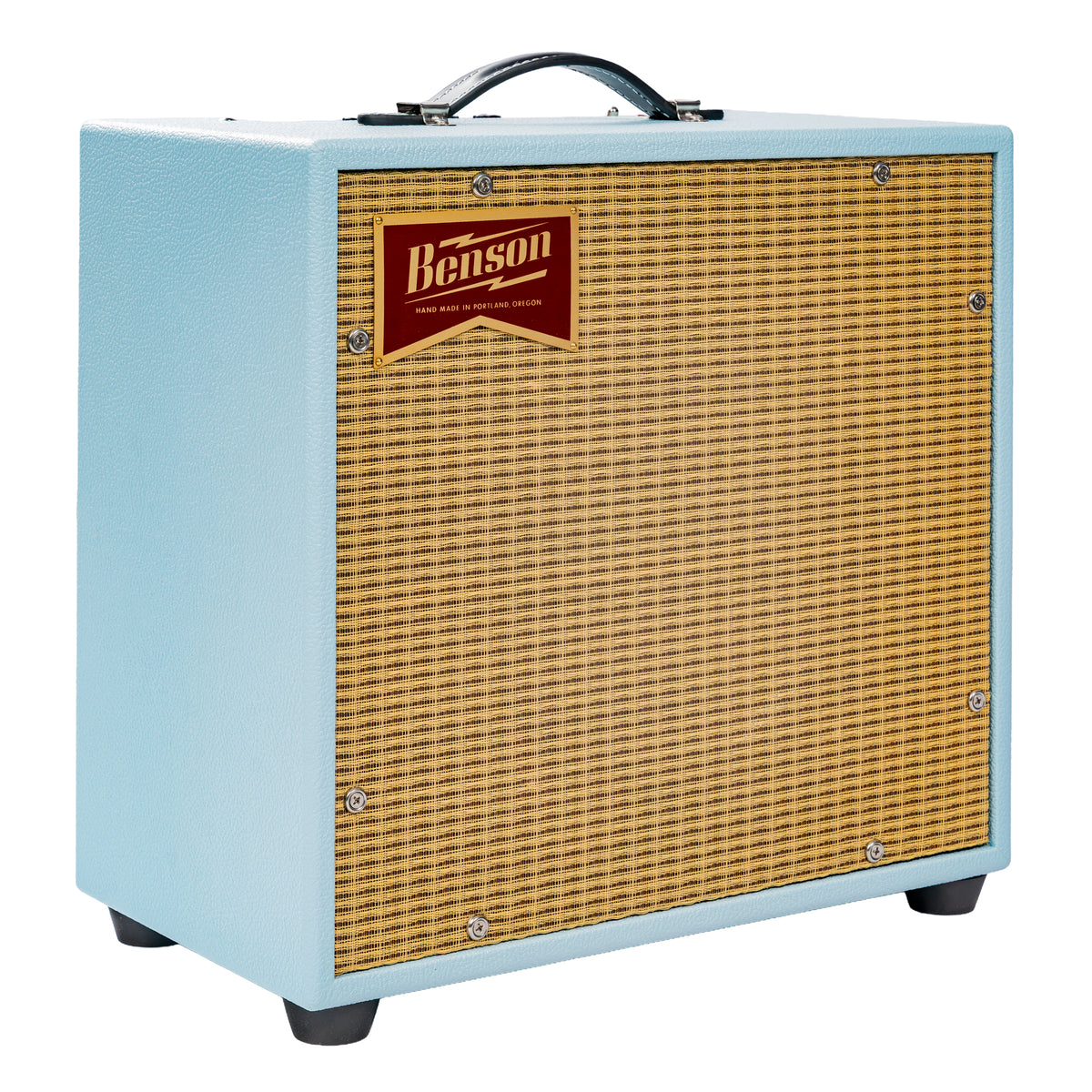 Benson Amps Vinny Reverb 1 x 10" Guitar Combo Amplifier, Sonic Blue/Wheat