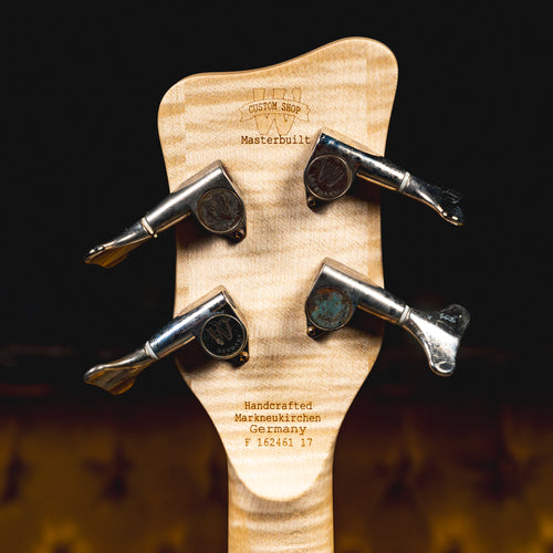 2017 Warwick Custom Shop Masterbuilt CO Streamer Bass Guitar, Red w/OGB - Used