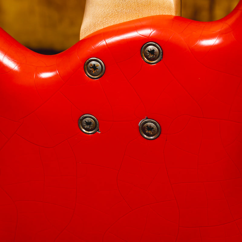 2017 Warwick Custom Shop Masterbuilt CO Streamer Bass Guitar, Red w/OGB - Used