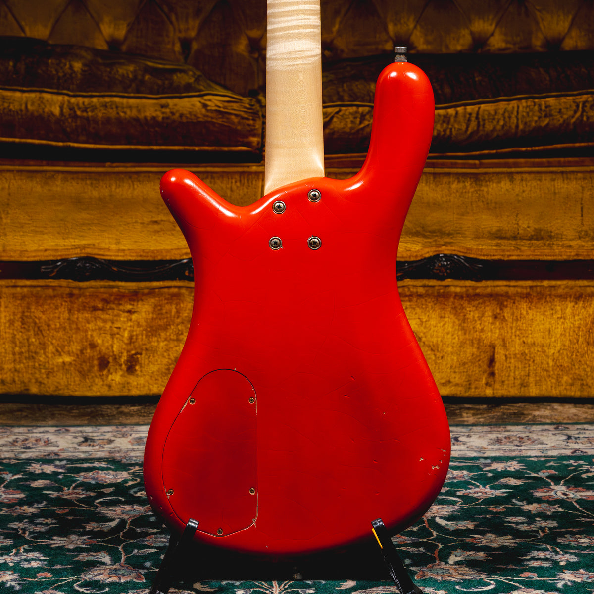 2017 Warwick Custom Shop Masterbuilt CO Streamer Bass Guitar, Red w/OGB - Used