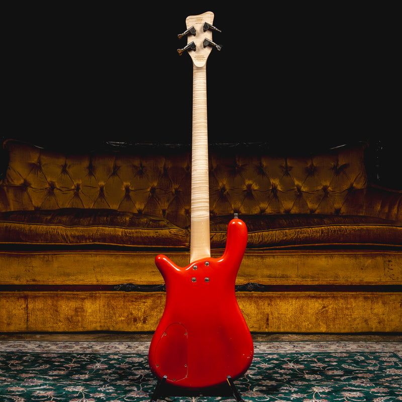 2017 Warwick Custom Shop Masterbuilt CO Streamer Bass Guitar, Red w/OGB - Used