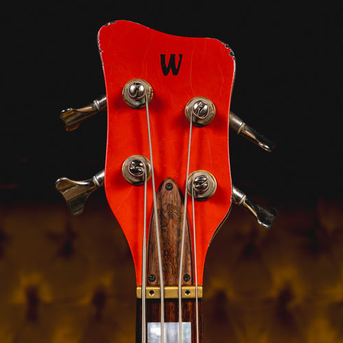 2017 Warwick Custom Shop Masterbuilt CO Streamer Bass Guitar, Red w/OGB - Used