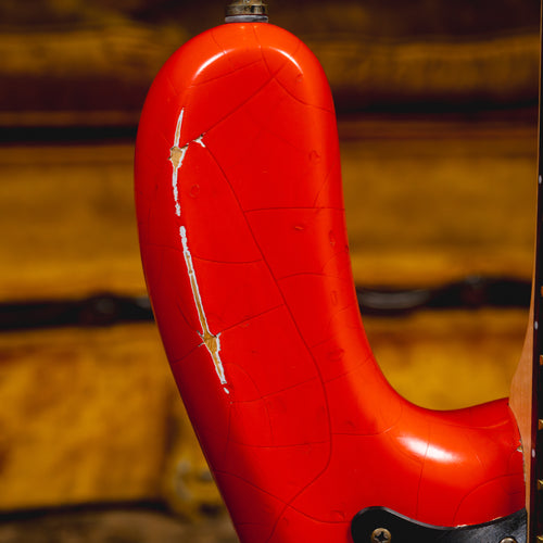 2017 Warwick Custom Shop Masterbuilt CO Streamer Bass Guitar, Red w/OGB - Used