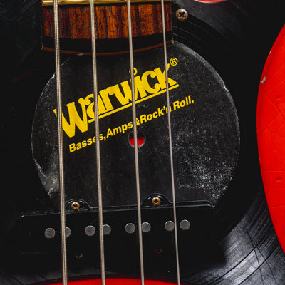 2017 Warwick Custom Shop Masterbuilt CO Streamer Bass Guitar, Red w/OGB - Used