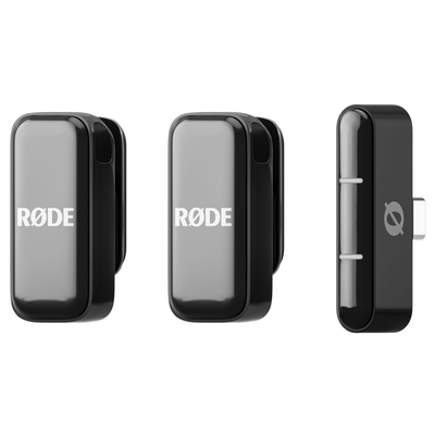Rode Wireless Micro Smartphone Microphone Kit, USB-C, Black