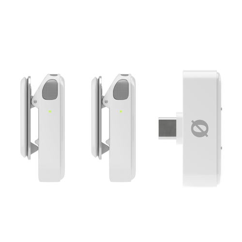 Rode Wireless Micro Smartphone Microphone Kit, USB-C, White