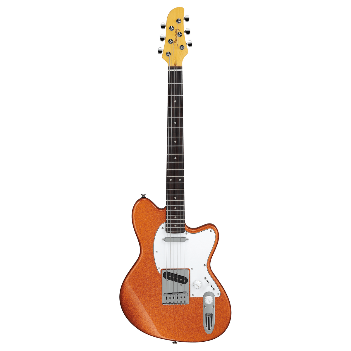 Ibanez YY20 Yvette Young Signature Electric Guitar, Orange Cream Sparkle