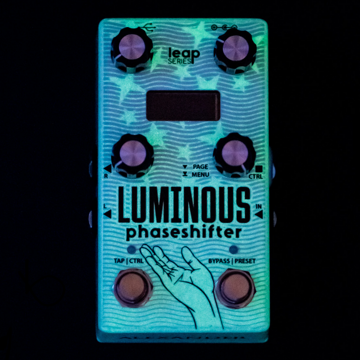Alexander Pedals Luminous Phaseshifter Effect Pedal