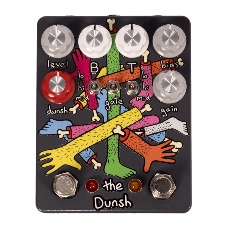 Champion Leccy The Dunsh Gain Stage/Distortion Effect Pedal, Grey