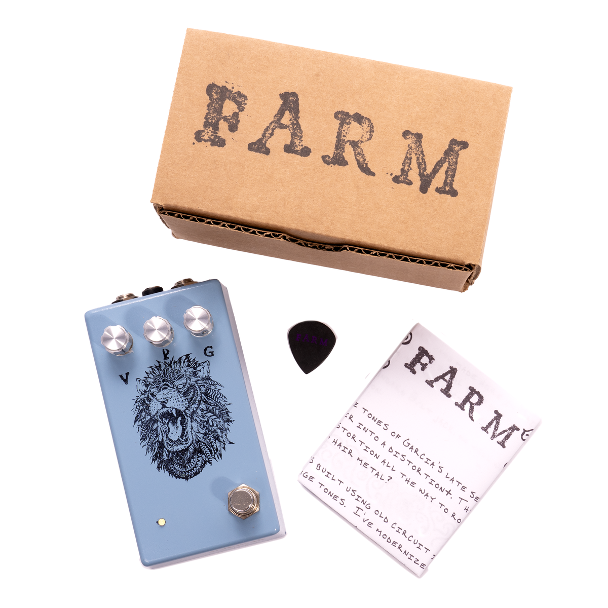 Farm Pedals Samson '78 Distortion Effect Pedal