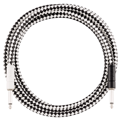 Fender 10' Professional Series Instrument Cable, Checkerboard