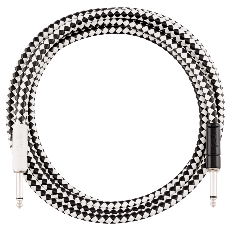 Fender 10 Foot Professional Series Instrument Cable, Checkerboard