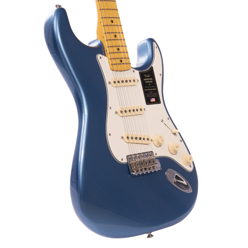 Fender American Vintage II 1973 Stratocaster Electric Guitar, Maple, Lake Placid Blue