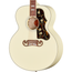 Gibson SJ-200 Standard Acoustic-Electric Guitar, Rosewood Fingerboard, Classic White